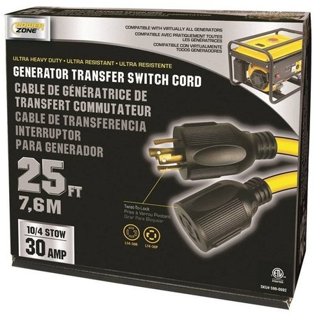POWERZONE Cord Generator 30A 10/4X25 Yel 5990692